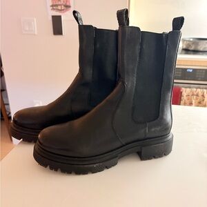 Steve Madden Black Ankle Boots